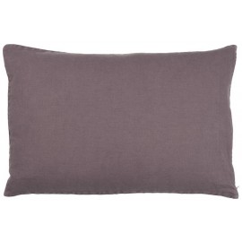 ib laursen housse de coussin rectangulaire lin violet 40 x 60 cm