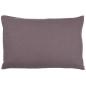 ib laursen housse de coussin rectangulaire lin violet 40 x 60 cm