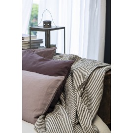 ib laursen housse de coussin rectangulaire lin violet 40 x 60 cm