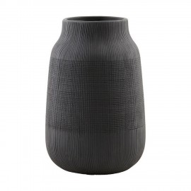 vase argile noire house doctor groove Dp0341