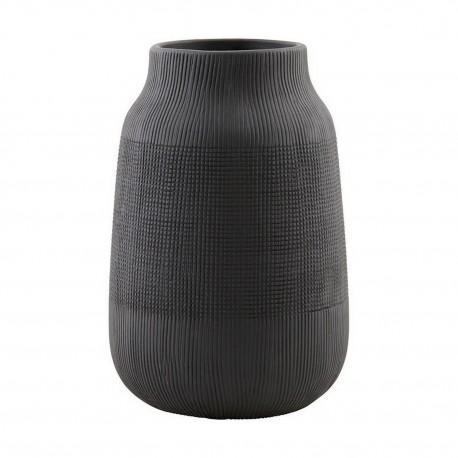 vase argile noire house doctor groove Dp0341