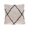 hk living coussin style berbere coton motif losange noir blanc tku2065