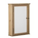 armoire etagere murale de salle de bains bois miroir bloomingville