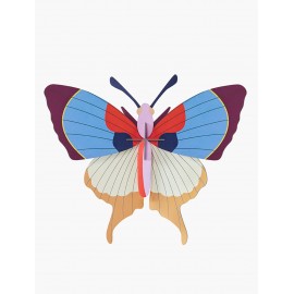 studio roof papillon decoratif mural carton plum fringe butterfly