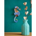 hippocampe decoration carton studio roof seahorse