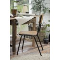 ib laursen chaise d ecolier vintage bois metal noir