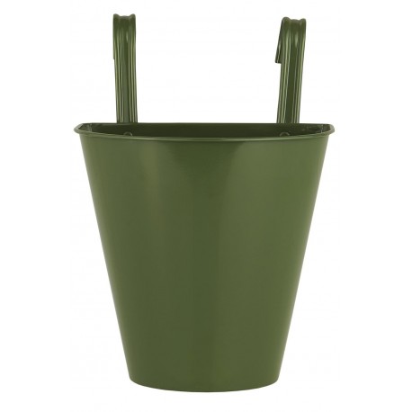 pot jardiniere suspendue metal vert fonce ib laursen