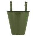 pot jardiniere suspendue metal vert fonce ib laursen