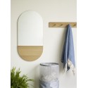 portemanteau mural epure bois clair style scandinave hubsch