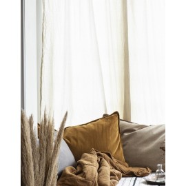 ib laursen housse de coussin carree beige lin 50 x 50 cm 6203-54