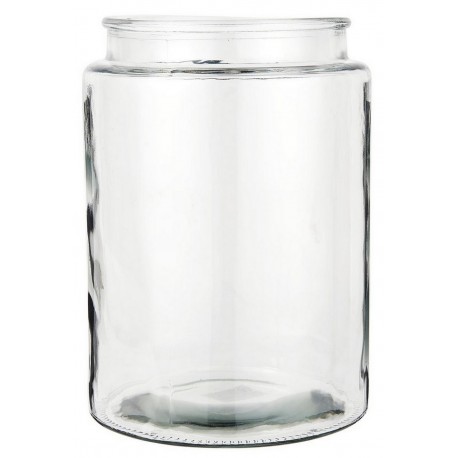 ib laursen vase droit verre transparent