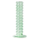 hk living bougeoir design en verre ondule vert menthe
