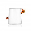 ichendorf verre a eau oiseau orange sur une branche birds