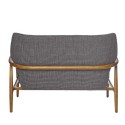 pols potten peggy canape droit design scandinave 2 places gris