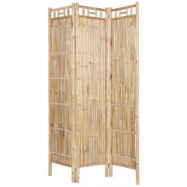 ib laursen paravent rustique bois de bambou style campagne