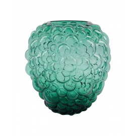 house doctor vase verre bulles mousse vert emeraude foam