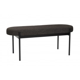 Banc design tissu métal Hübsch Klint