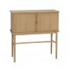 meuble table console rangement bois clair scandinave hubsch dash