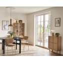 buffet haut scandinave bois clair hubsch candour