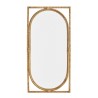 madam stoltz grand miroir a poser contre mur decoratif cade rotin bois