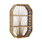 madam stoltz etagere murale bois rotin boheme vintage chic decorative madam stoltz etagere murale bois rotin boheme vintage chic decorative