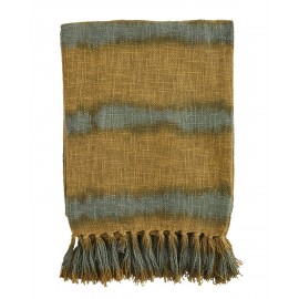 madam stoltz plaid tie and dye jaune moutarde vert