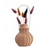 madam stoltz vase a suspendre terre cuite rustique