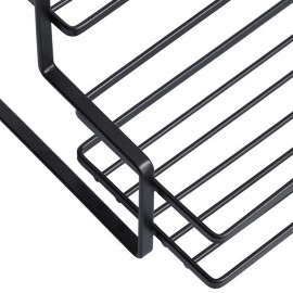 petite etagere rangement epices plan de travail metal noir zeller