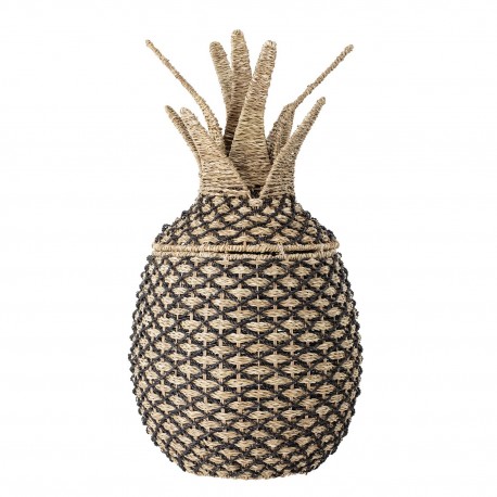 Panier ananas tressé naturel Bloomingville Rosamaj