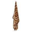 bloomingvilleplaidtiedyestylebohemecotonmarron brunester