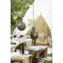 vasesuspendu terre cuite argile rond vintage corde jute iblaursen