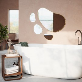 Miroir mural organique Umbra Hubba set 3