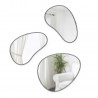 Miroir mural organique Umbra Hubba set 3