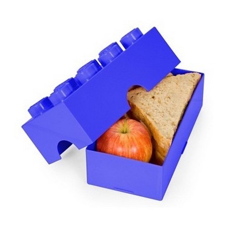Boîte à goûter rigolo lego lunch box bleu