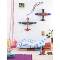 studioroof avion geant xl planeur carton decoration murale enfant