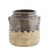 madamstoltz vase rustique pot ancien gres gris