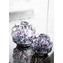 madamstoltz vase boule verre bicolore bleu marron