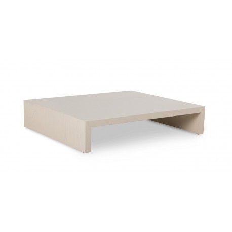 hkliving table tres basse bois rectangulaire beige bout de canape