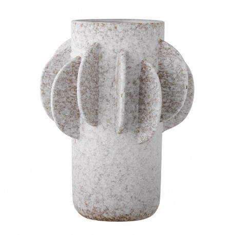 bloomingville vase design sculpture gres beige ecru