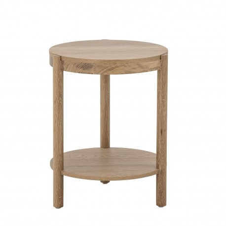 bloomingville table d appoint ronde bois 2 plateaux