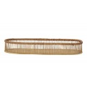 panier plateau etroit fin rangement décoratif bambou bloomingville jin
