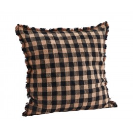 Housse coussin carreaux Madam Stoltz