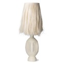 hkliving abat jour pour lampe en fibres longues d abaca blanc naturel