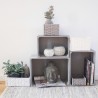 panier rangement salledebains blanc fibre de papier tresse