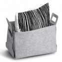 grand panier feutre gris design zeller