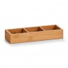petite boite bois rangement 3 compartiments zeller