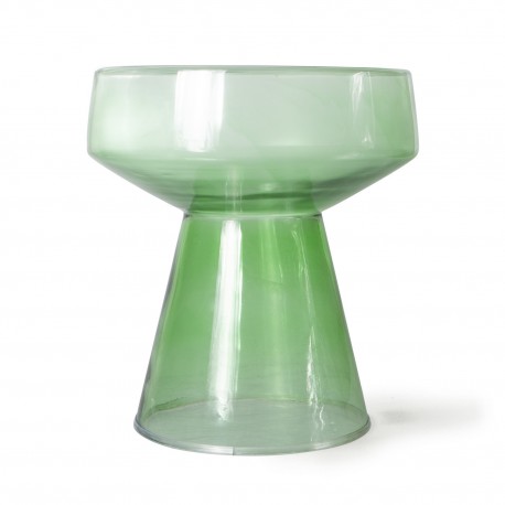 rundes Schlafsofa aus grünem Glas von Hkliving