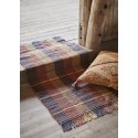 tapis descente lit rouge a carreaux tartan ecossais coton madam stoltz