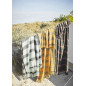 plaid tie dye coton noir violet madam stoltz