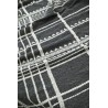 plaid noir blanc coton recycle style ethnique madam stoltz